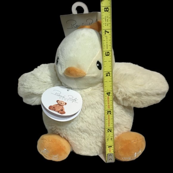 Rene Rofe Baby My First Chick Soft Plush Bon Bebe Duck Duckling NWT Tags RARE 7" - Picture 4 of 12